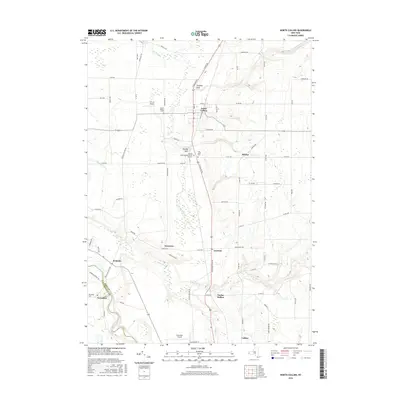 2016 Map of North Collins, 2016 Print