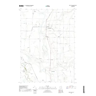 2019 Map of North Collins, 2019 Print