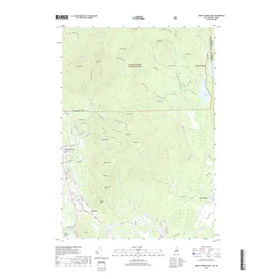 2018 Map of North Conway East, 2018 Print