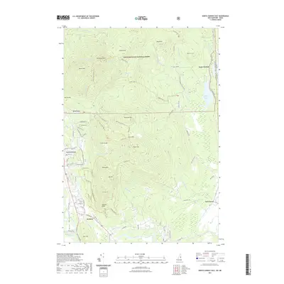 2021 Map of North Conway East, 2021 Print