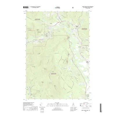 2018 Map of North Conway West, 2018 Print