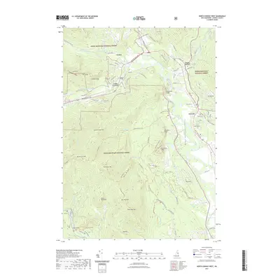 2021 Map of North Conway West, 2021 Print