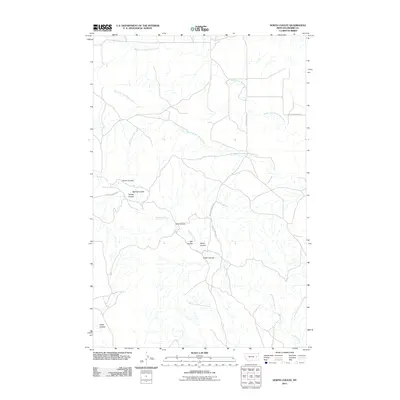 2011 Map of North Coulee, 2011 Print