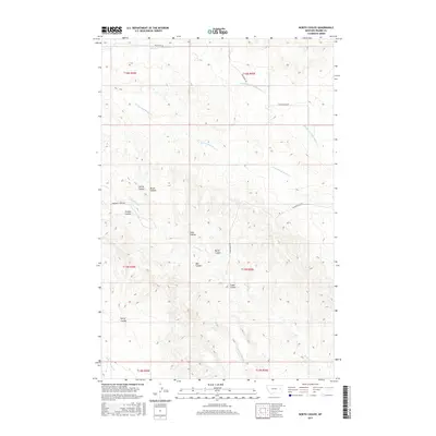 2017 Map of North Coulee, 2017 Print