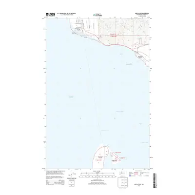 2013 Map of North Cove, 2013 Print