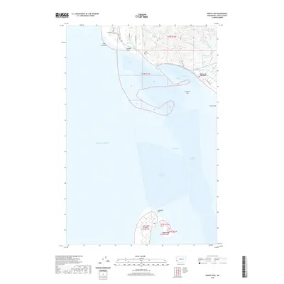 2020 Map of North Cove, 2020 Print