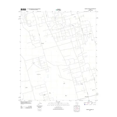 2012 Map of North Cowden, 2012 Print