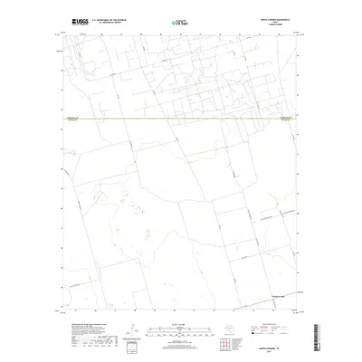 2019 Map of North Cowden, 2019 Print