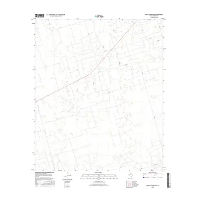 2016 Map of North Cowden NW, 2016 Print