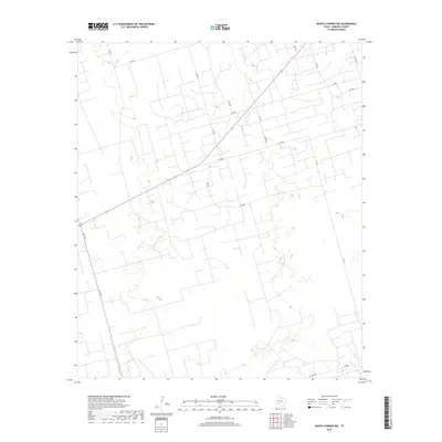 2019 Map of North Cowden NW, 2019 Print