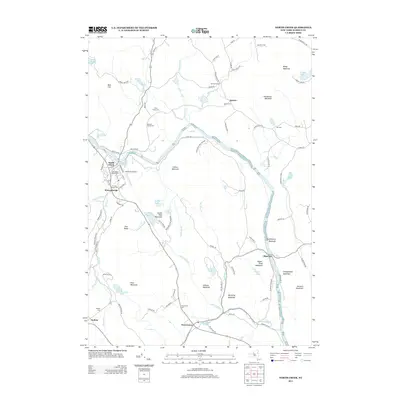 2013 Map of North Creek, 2013 Print