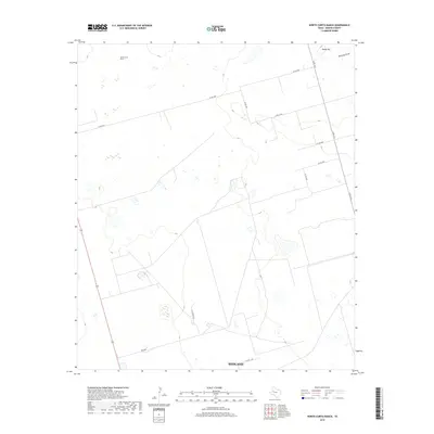 2019 Map of North Curtis Ranch, 2019 Print