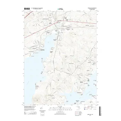 2014 Map of North East, 2014 Print