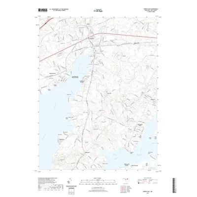 2019 Map of North East, 2019 Print