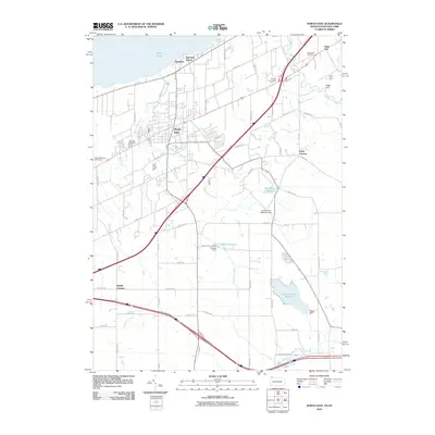2010 Map of North East, 2010 Print
