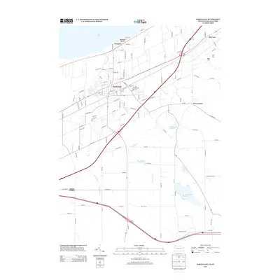 2013 Map of North East, 2013 Print