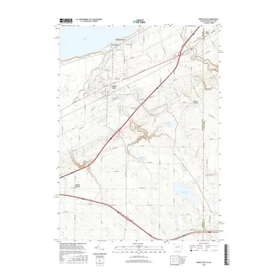 2016 Map of North East, 2016 Print