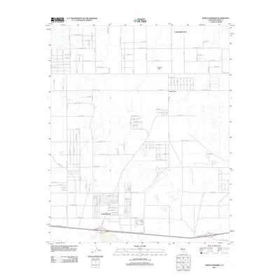 2012 Map of North Edwards, 2012 Print