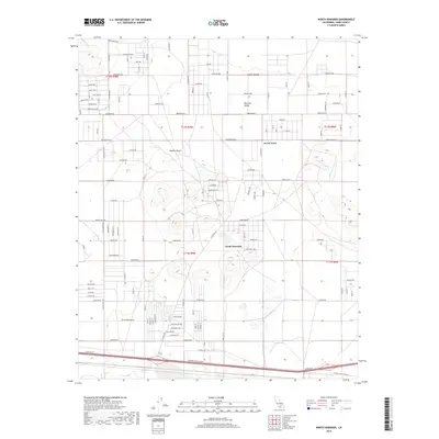 2018 Map of North Edwards, 2018 Print