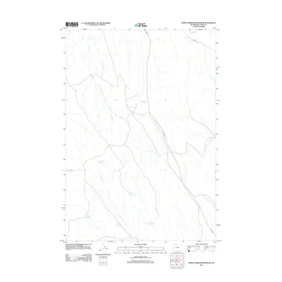 2012 Map of North Emblem Reservoir, 2012 Print