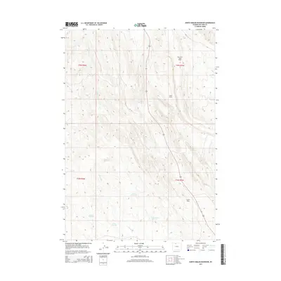 2015 Map of North Emblem Reservoir, 2015 Print