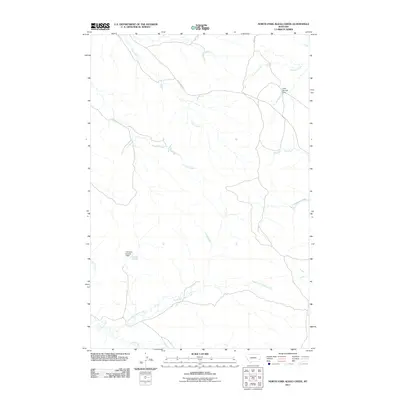 2011 Map of North Fork Alkali Creek, 2011 Print