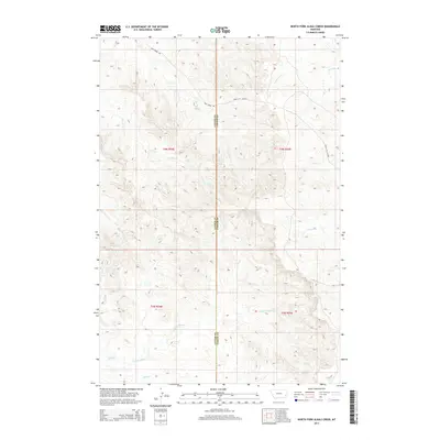 2014 Map of North Fork Alkali Creek, 2014 Print