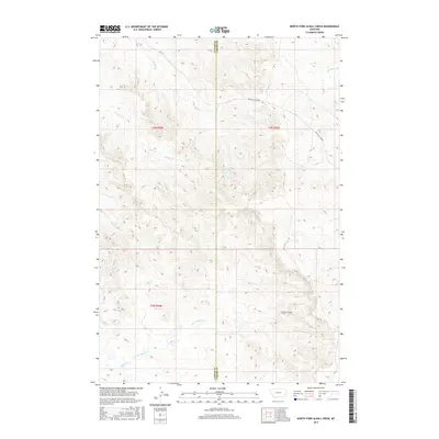 2017 Map of North Fork Alkali Creek, 2017 Print