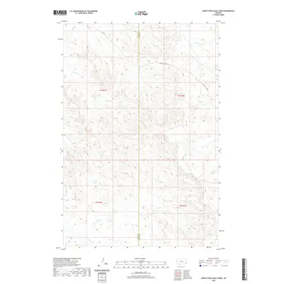 2020 Map of North Fork Alkali Creek, 2020 Print