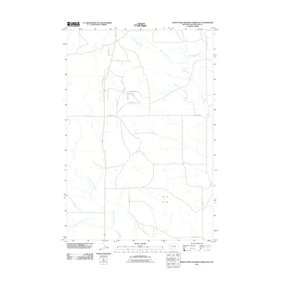 2011 Map of North Fork Crooked Creek East, 2011 Print