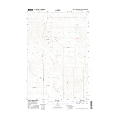 2017 Map of North Fork Crooked Creek East, 2017 Print