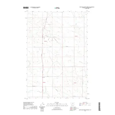 2020 Map of North Fork Crooked Creek East, 2020 Print
