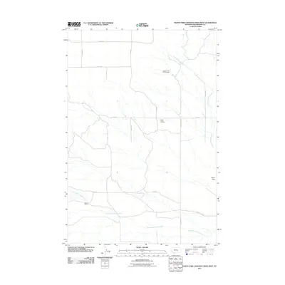2011 Map of North Fork Crooked Creek West, 2011 Print