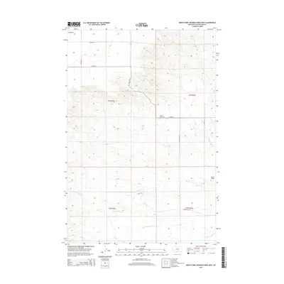 2014 Map of North Fork Crooked Creek West, 2014 Print