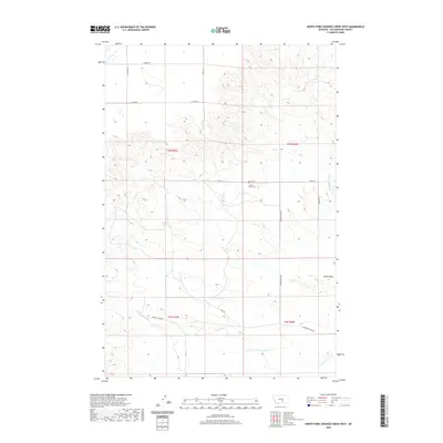 2020 Map of North Fork Crooked Creek West, 2020 Print