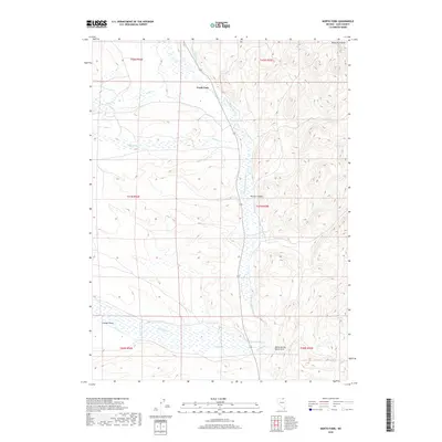 2018 Map of North Fork, 2018 Print