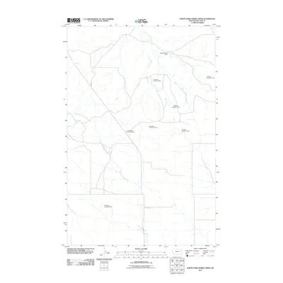 2011 Map of North Fork Horse Creek, 2011 Print