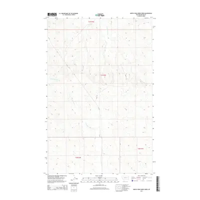 2014 Map of North Fork Horse Creek, 2014 Print