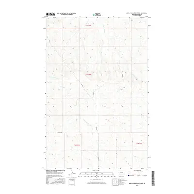 2017 Map of North Fork Horse Creek, 2017 Print