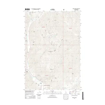 2013 Map of North Fork, 2013 Print