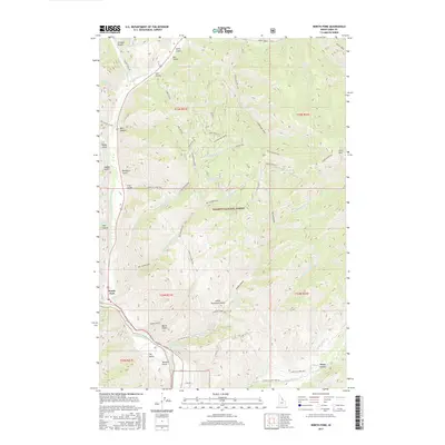 2017 Map of North Fork, 2017 Print