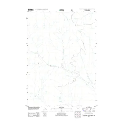 2012 Map of North Fork Pickett Creek, 2012 Print