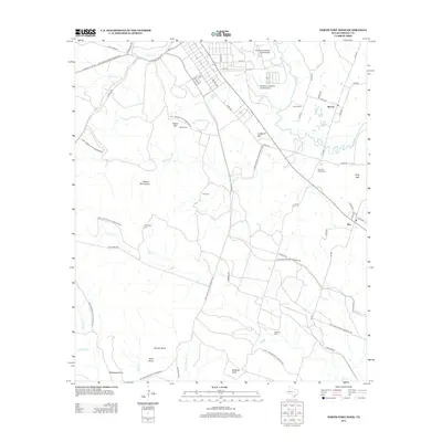 2012 Map of North Fort Hood, 2012 Print