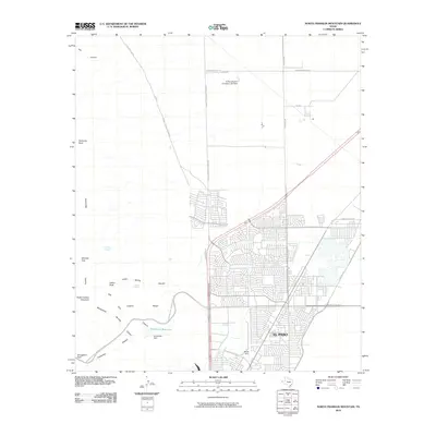 2010 Map of North Franklin Mountain, 2010 Print