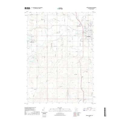 2018 Map of North Freedom, 2018 Print