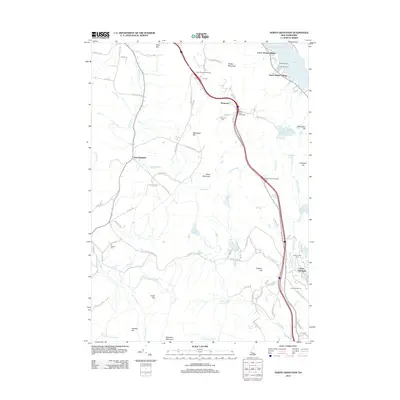 2012 Map of North Grantham, 2012 Print