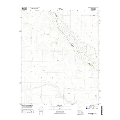 2016 Map of North Groesbeck, 2016 Print