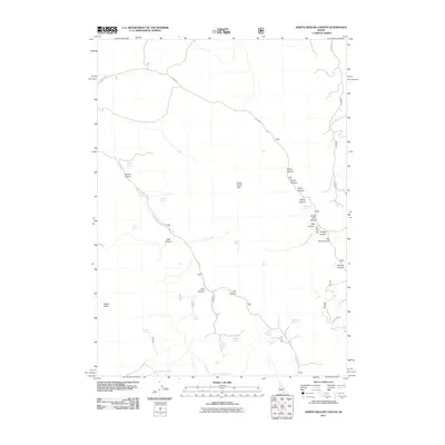 2011 Map of North Heglar Canyon, 2011 Print