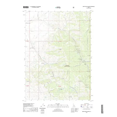 2020 Map of North Heglar Canyon, 2020 Print