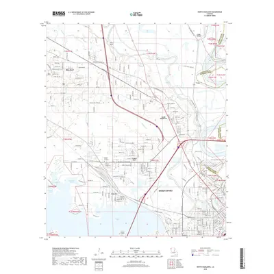2018 Map of North Highlands, 2018 Print